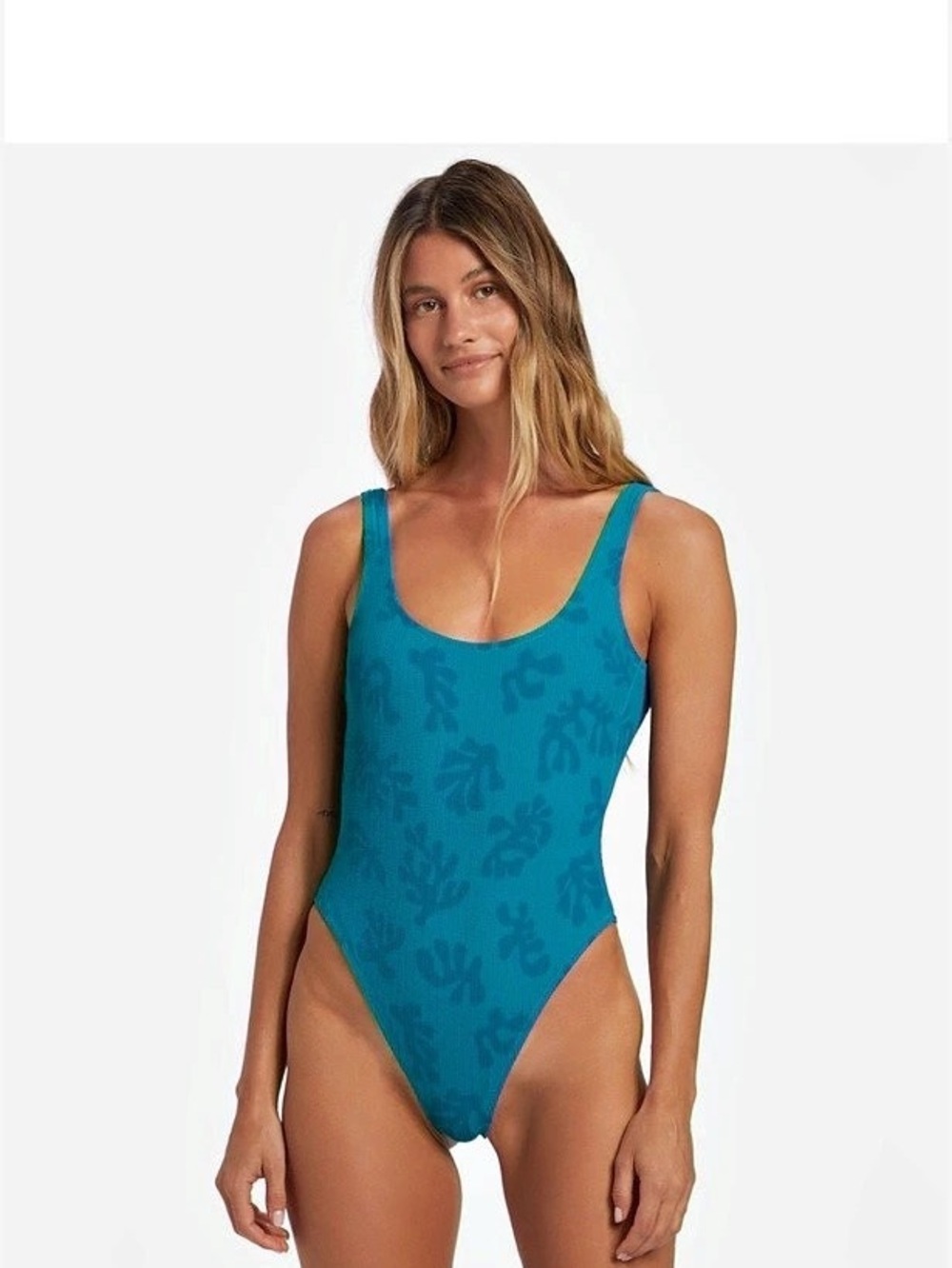 Billabong Coral Gardeners One-Piece Swimsuit Blue Floral